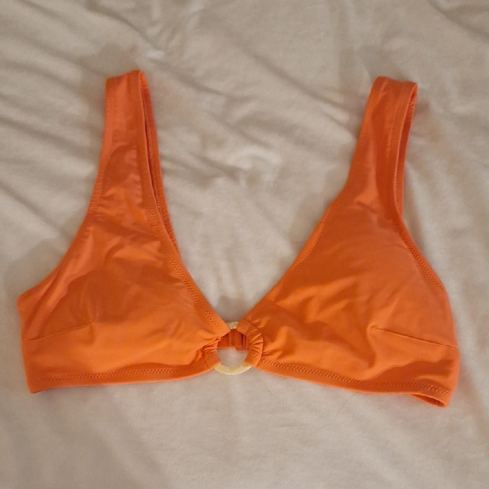 Aerie Vibrant Orange Swim Top